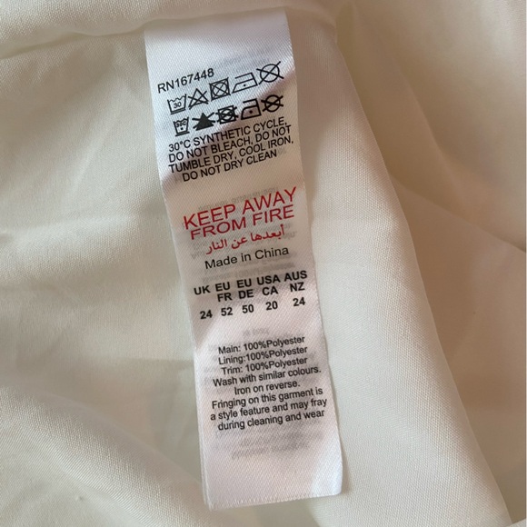 NWT Nasty Gal Fringe Strapless Mini Dress - Picture 10 of 10